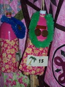 Flamingos, waiting to be filled with tickets... clever!